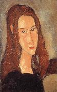 Amedeo Modigliani Portrait of Jeanne Hebuterne-Head in profile oil